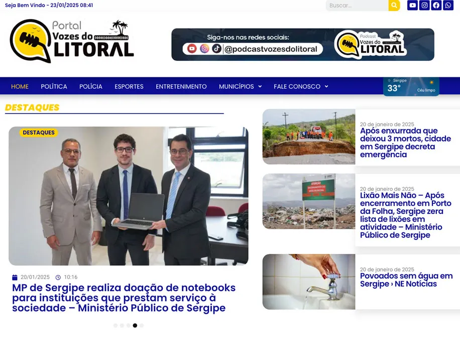 Portal Vozes do Litoral
